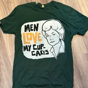 Next Level Apparel Dark Green Graphic Tee